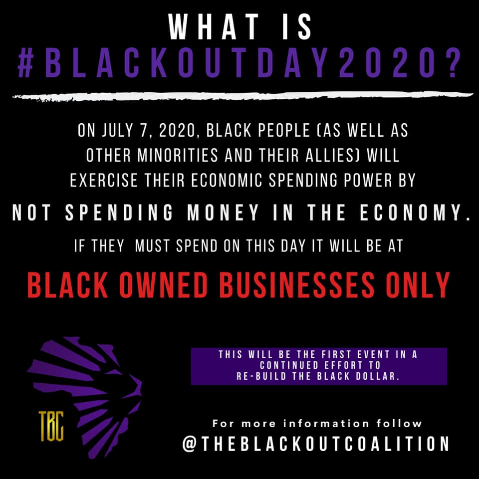 #BlackoutDay2020 and #PullUpForTravel