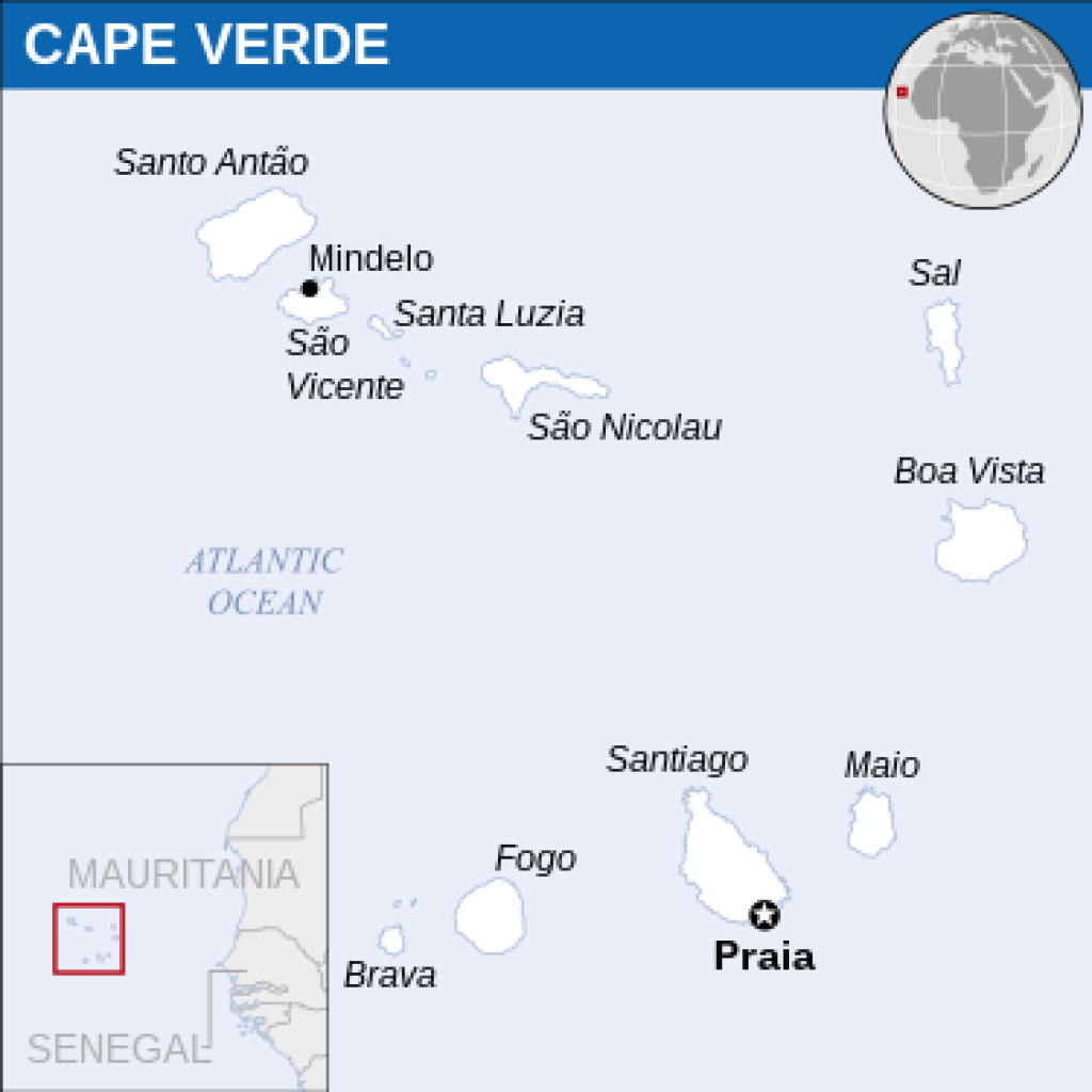 Map of Cape Verde