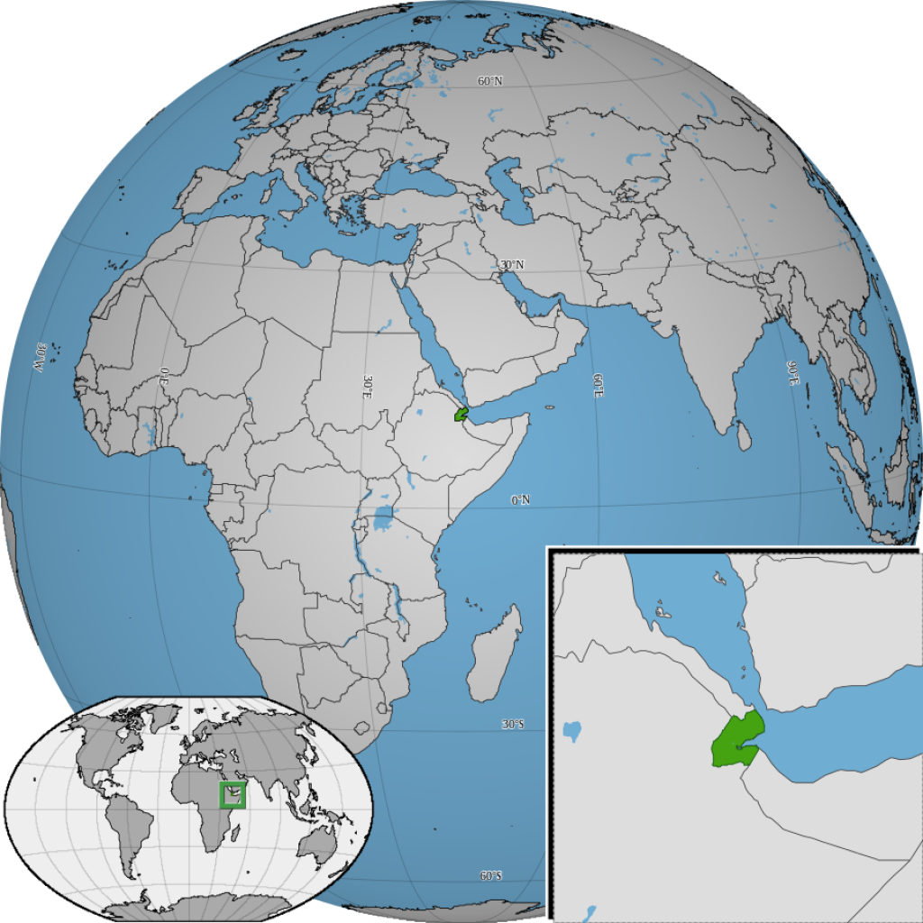 Map of Djibouti