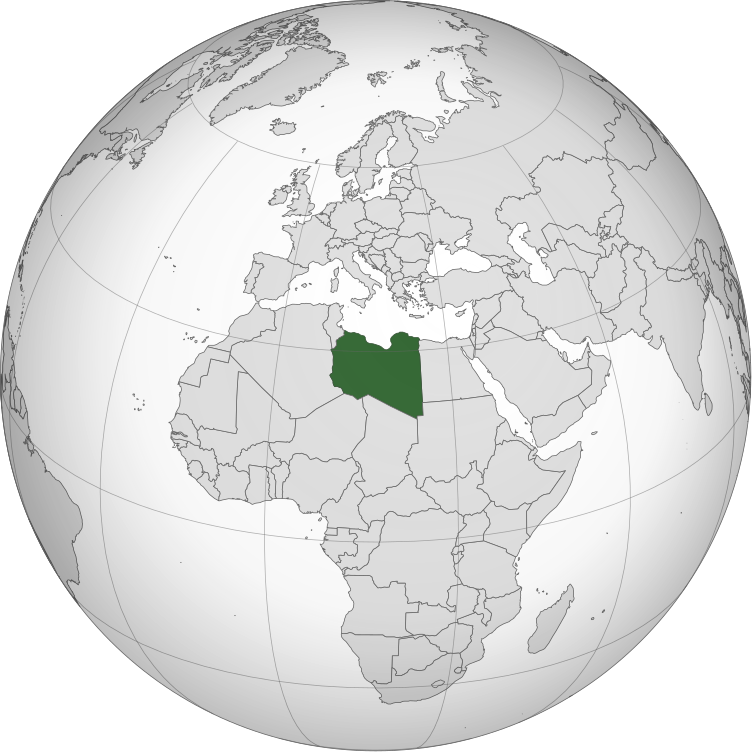 Map of Libya