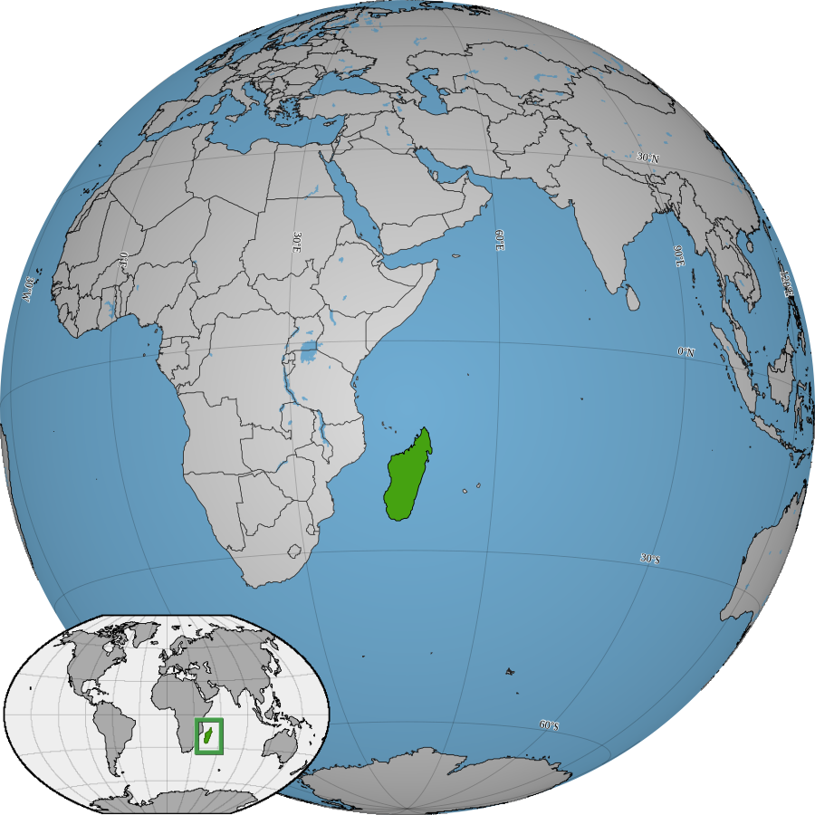 Map of Madagascar