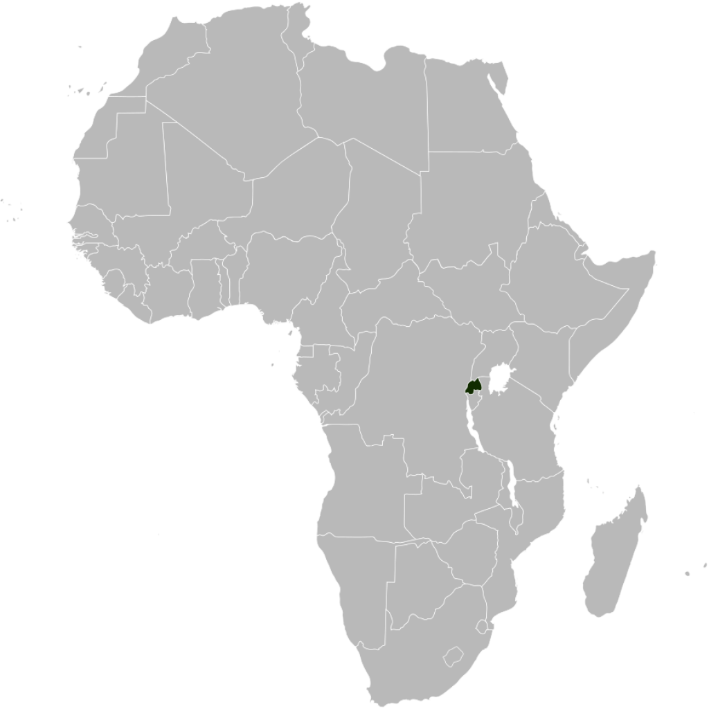 Map of Rwanda