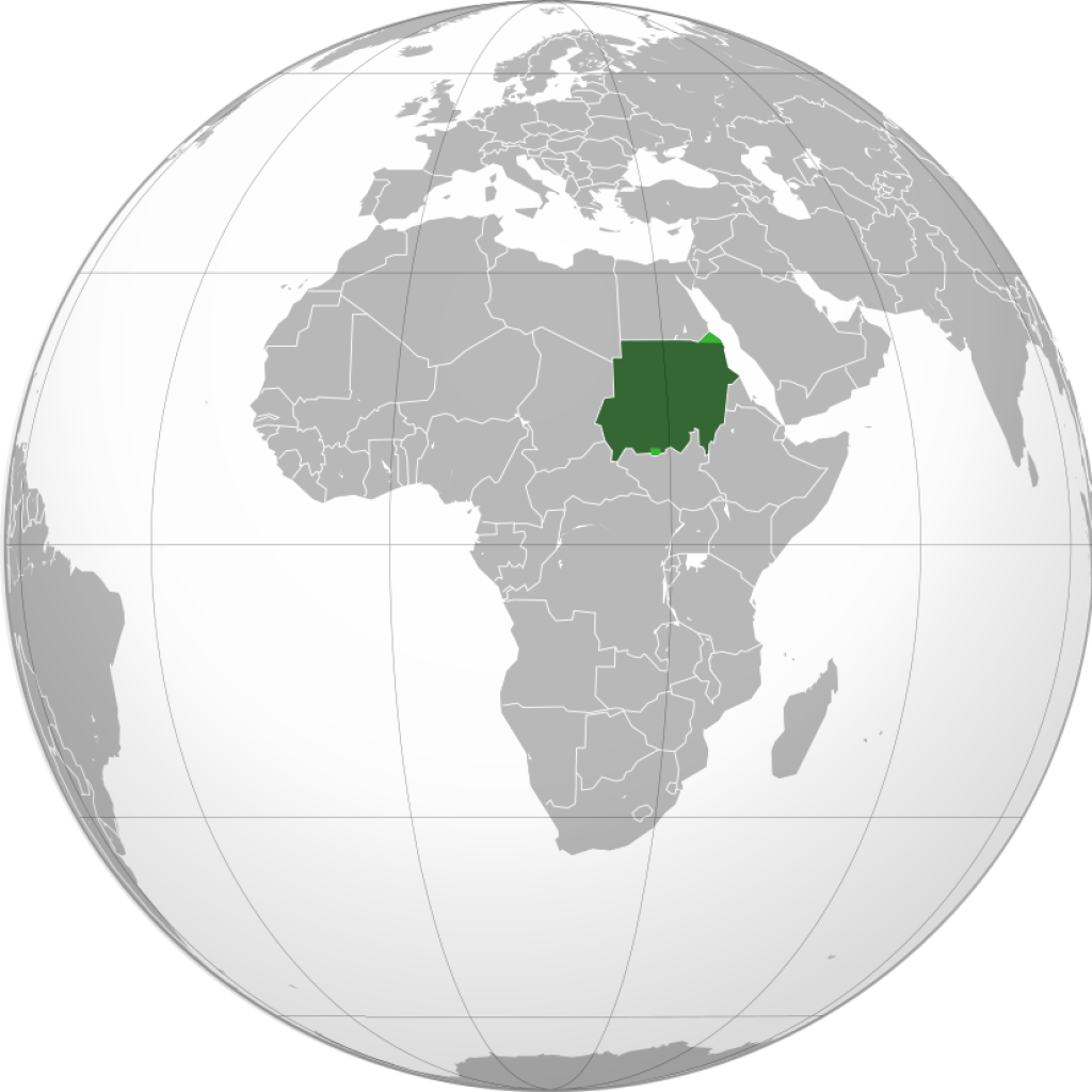 Map of Sudan 