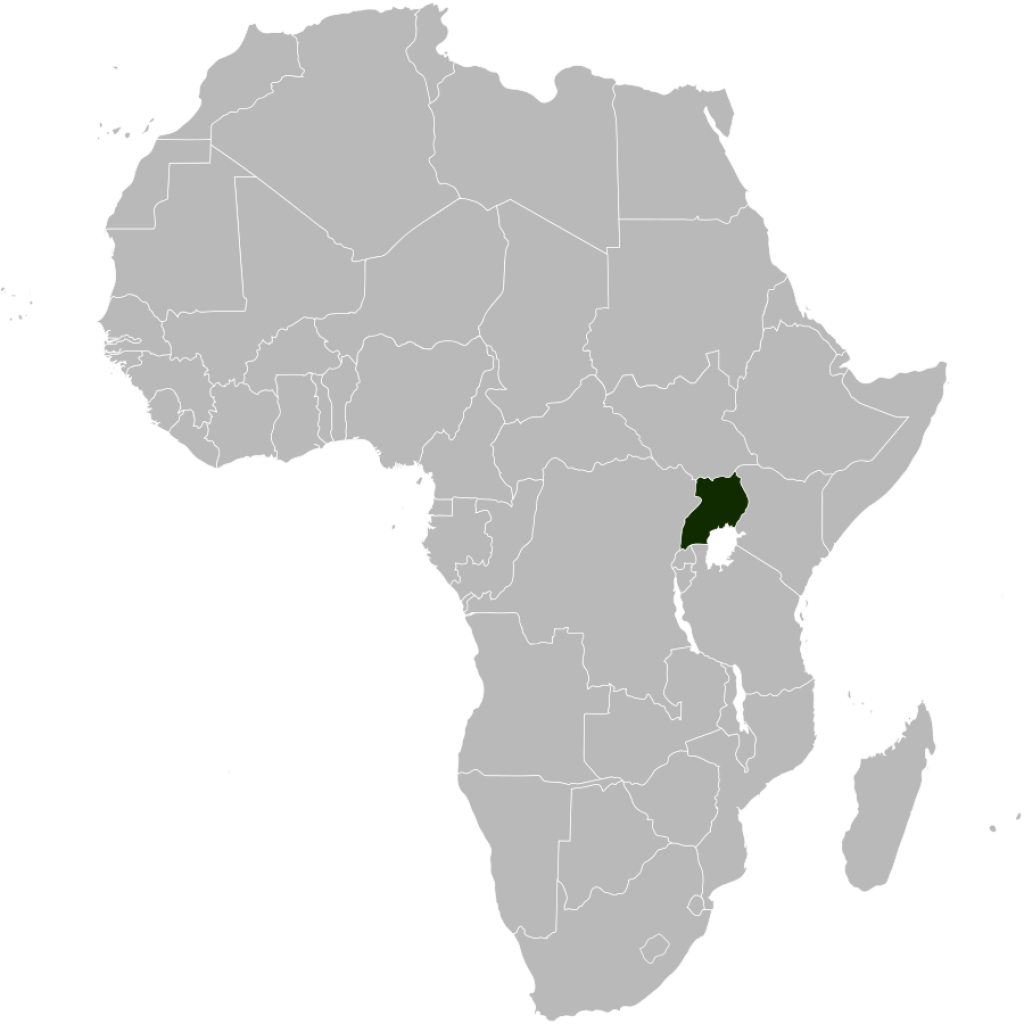 Map of Uganda 